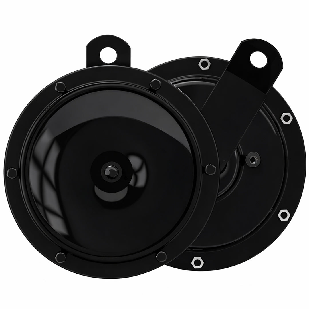 Basuri High Tone Horn – 100mm H Tone Disc Horn, 24V (B100HT24) - Single Piece