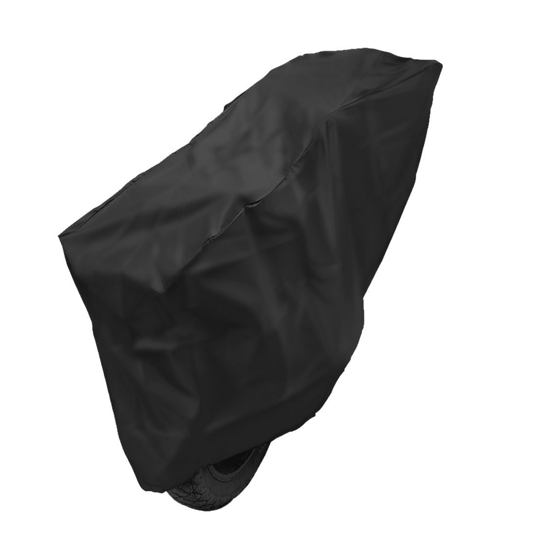 Mototrance Arid Black 100% Waterpoof Heat Resistant With Mirror Pocket Bike Body Cover For Bikes upto RE Bullet Size (Without Extra Fitting) - Extra Large Size (XL)