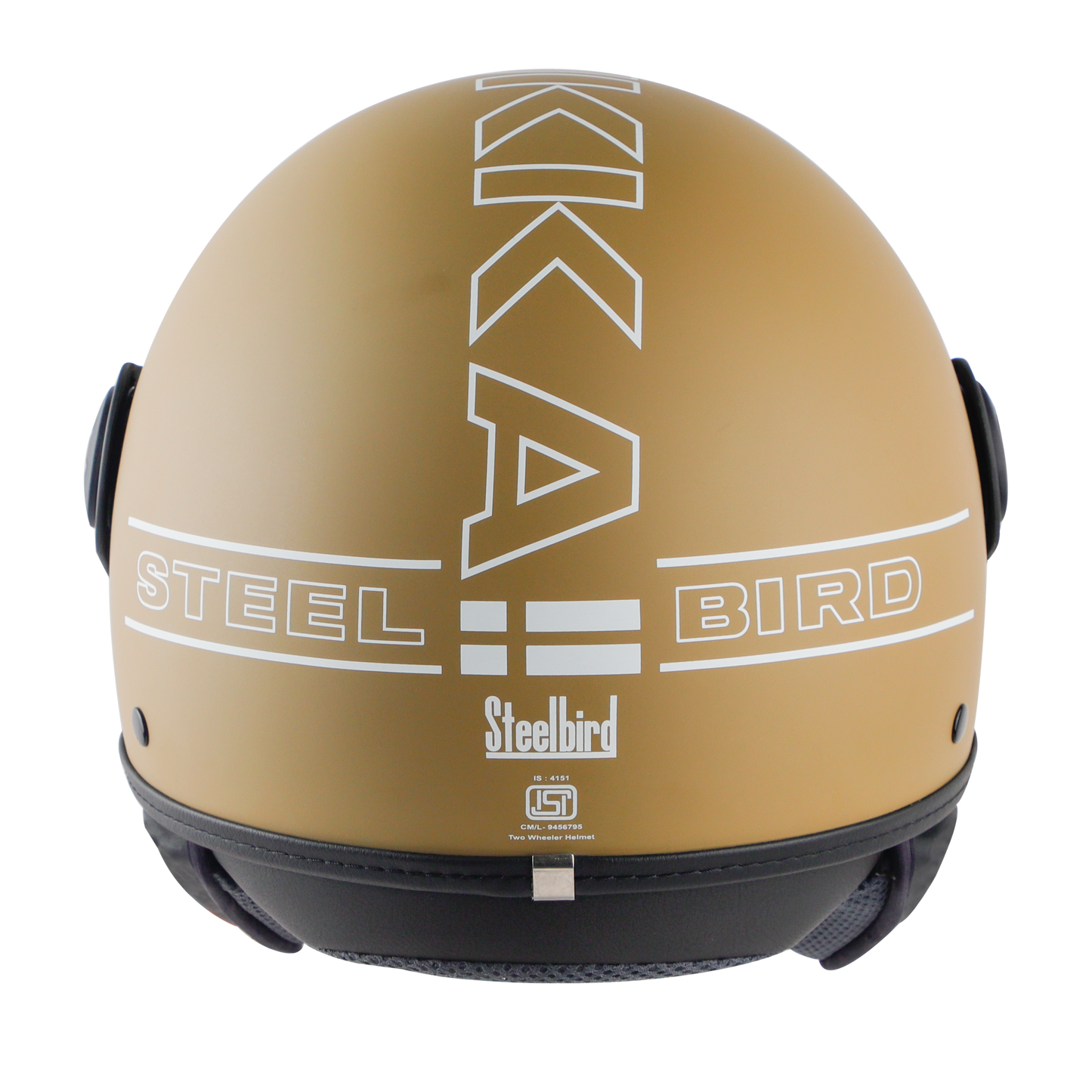 Steelbird K-2 Full Face Helmet | ISI Certified | Matt Desert Storm | Polycarbonate Visor
