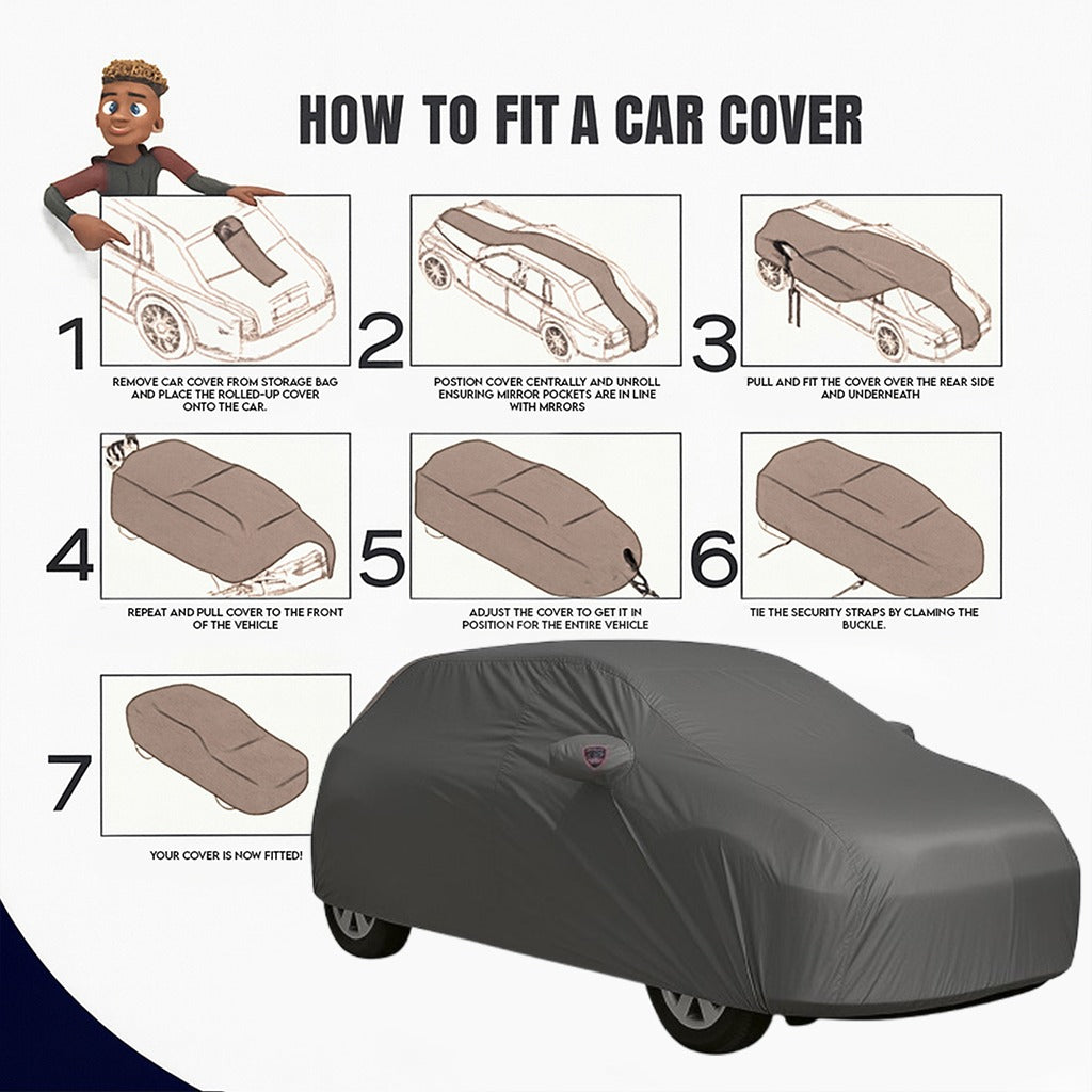 Volvo V90 2018 Autofurnish Waterproof Car Cover For Volvo V90 2018 - Aero Series