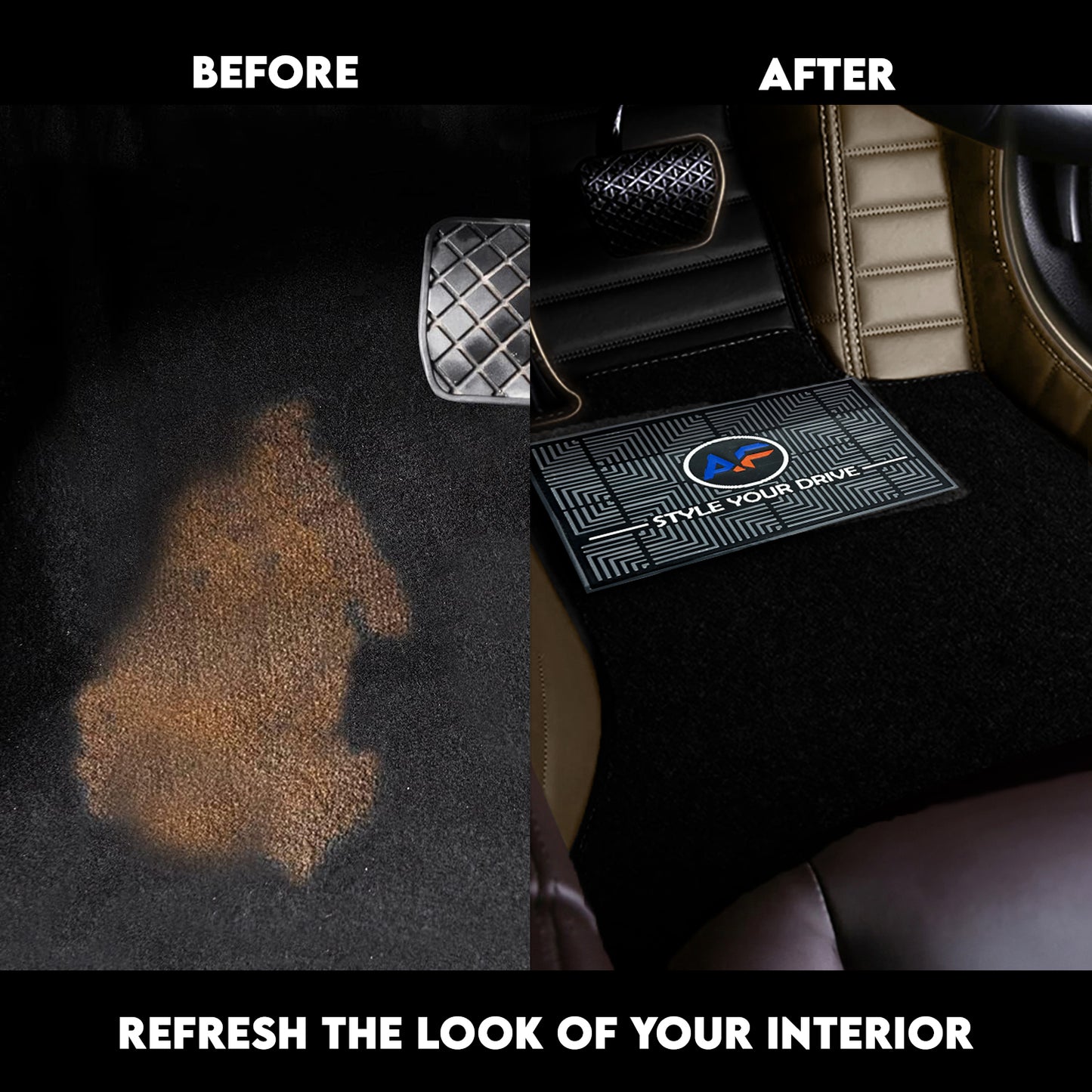 Autofurnish 9D Combination Custom Fitted Car Mats For Hyundai Creta 2015-19