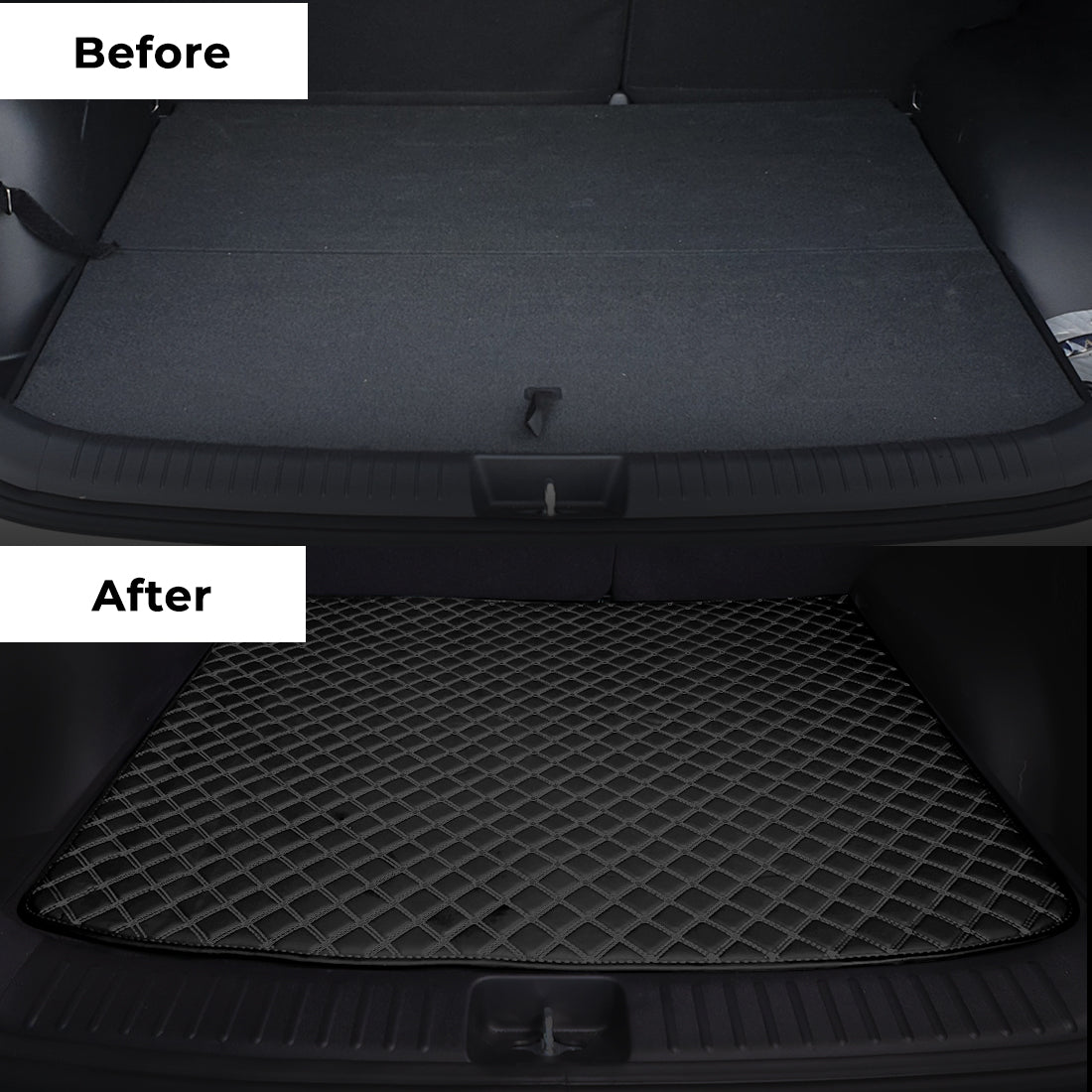 Autofurnish 7D Custom Fitted Car Trunk Base Mat for KIA Seltos