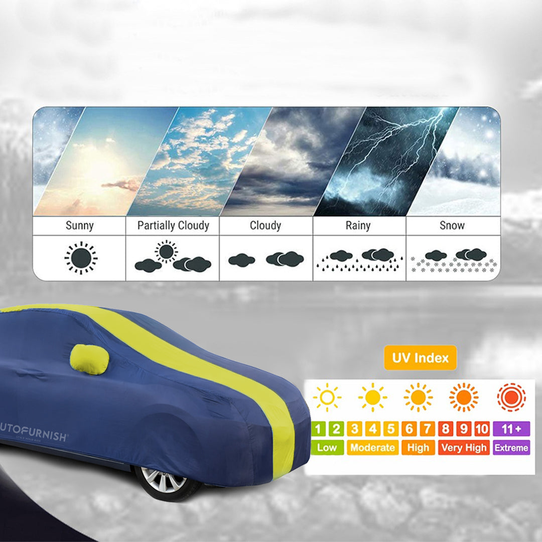 Audi A3 2019 Car Body Cover, Heat & Water Resistant with Side Mirror Pockets (ARC Series)