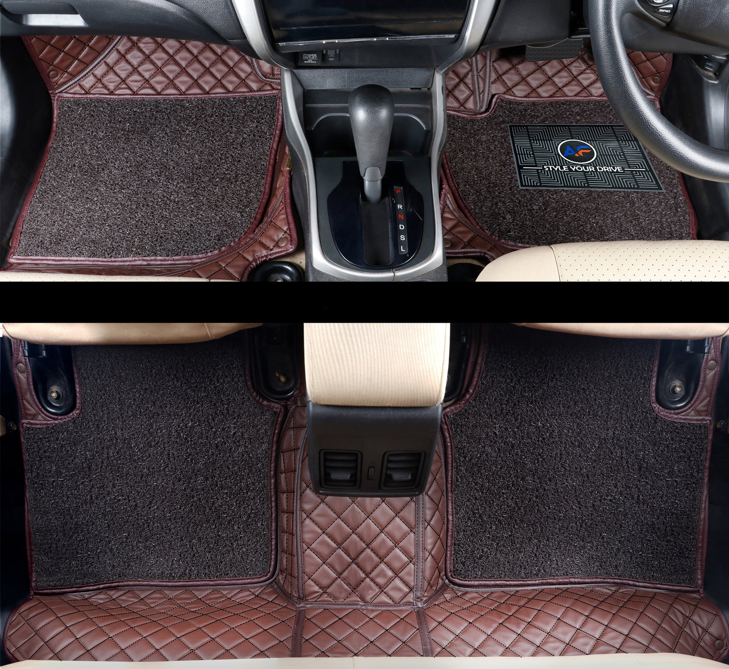 Autofurnish 7D Custom Fitted Car Mats With Boot for KIA Seltos