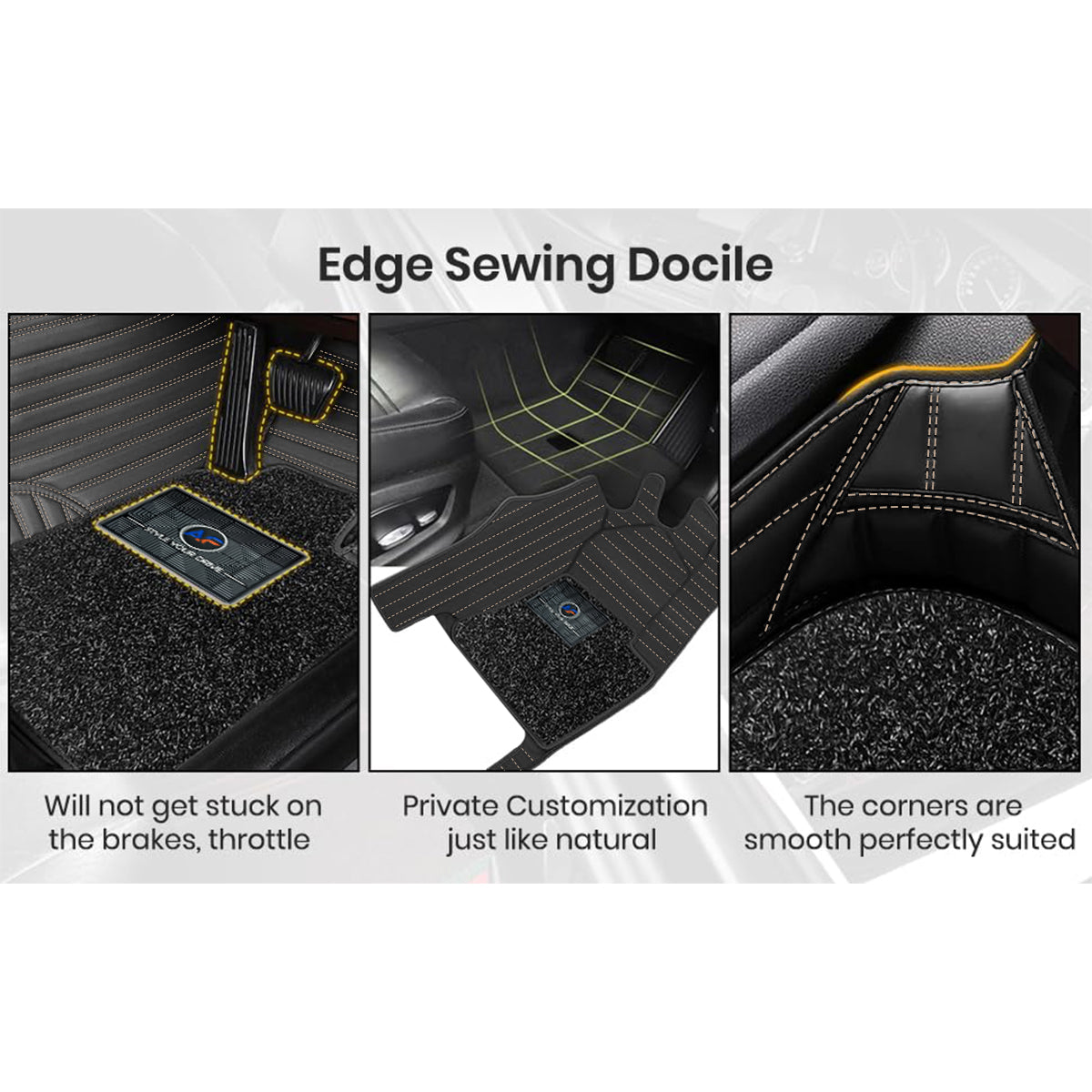 Mercedes C220d 2022-23 Autofurnish 9D Premium Custom Fitted Car Mats For Mercedes C220d 2022-23