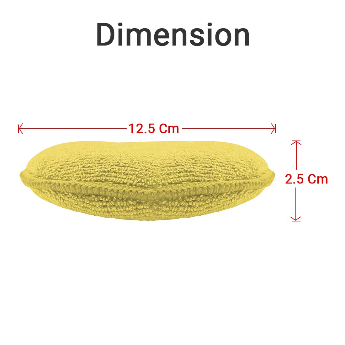 Autofurnish Microfiber Reusable Round Polishing Pad (MultiColor) Multipurpose - Autofurnish