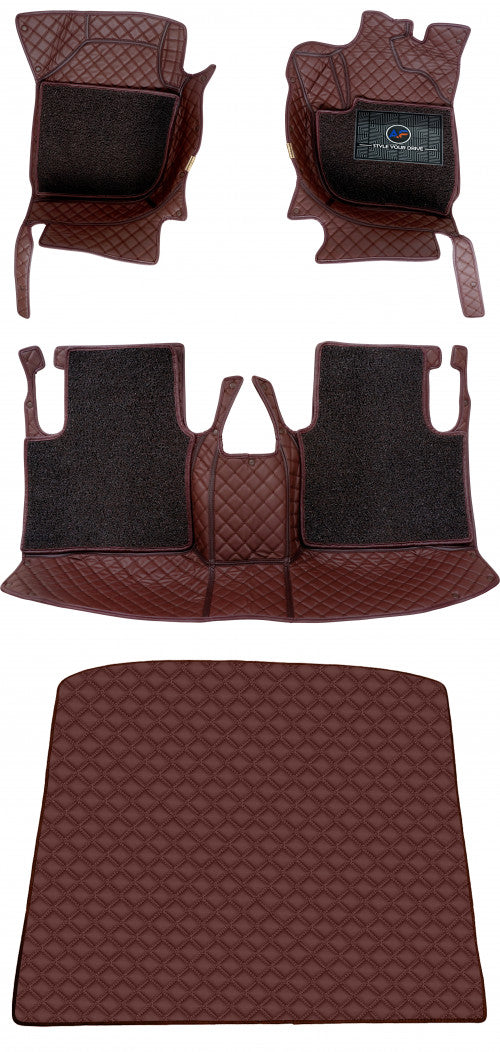 Autofurnish 7D Luxury Custom Fitted Car Mats With Boot for Maruti Suzuki XL6 2019