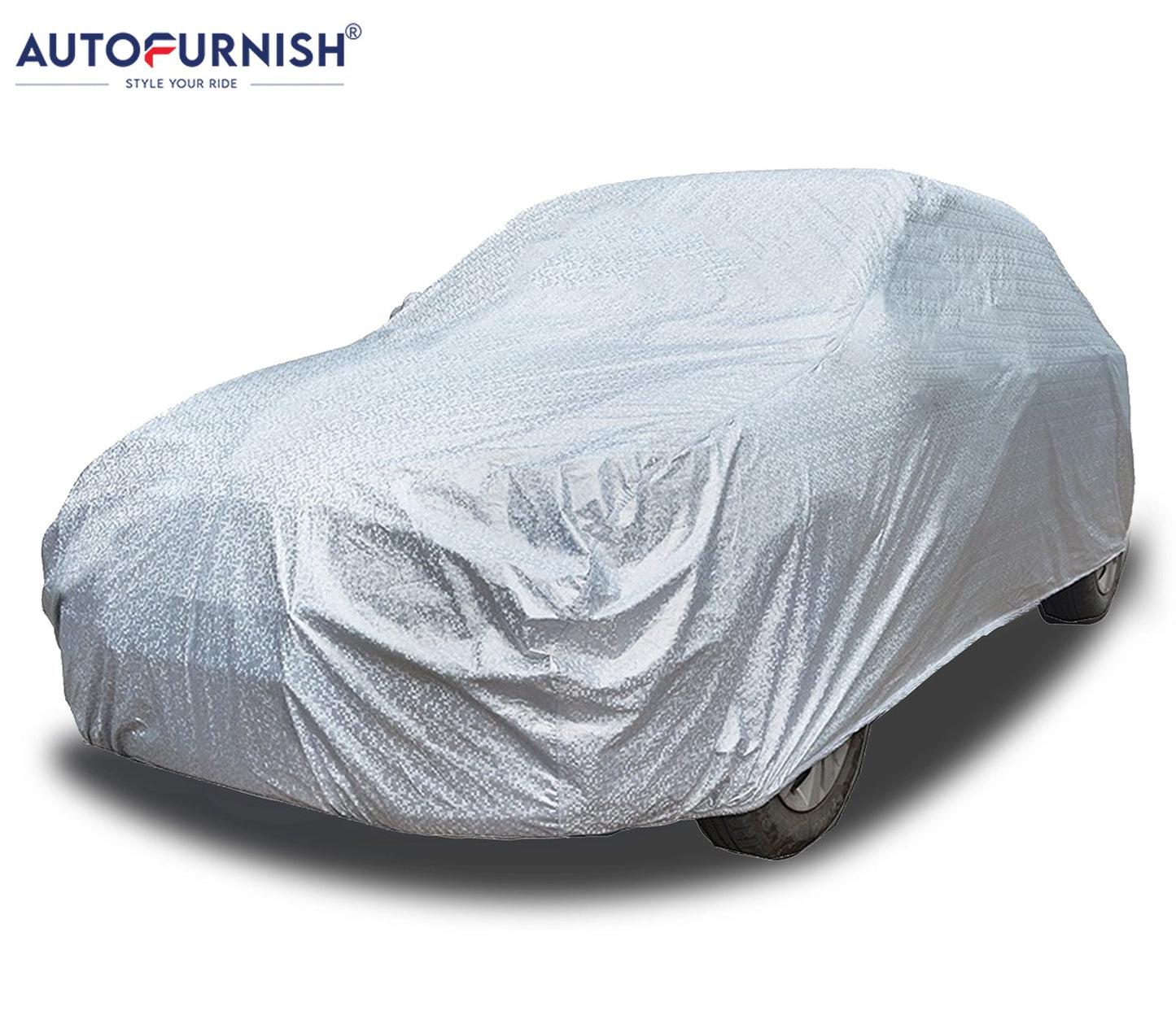 Autofurnish Glaze Waterproof Heat Resistant Car Body Cover for Hyundai i10 2010 - Glaze Silver - Autofurnish