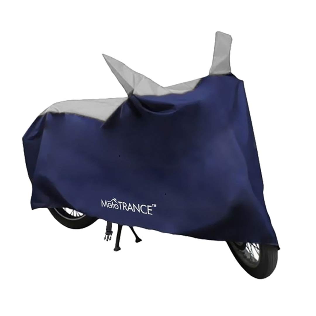 Mototrance Sporty Blue Bike Body Cover For Bajaj Platina 110 H-Gear 2019