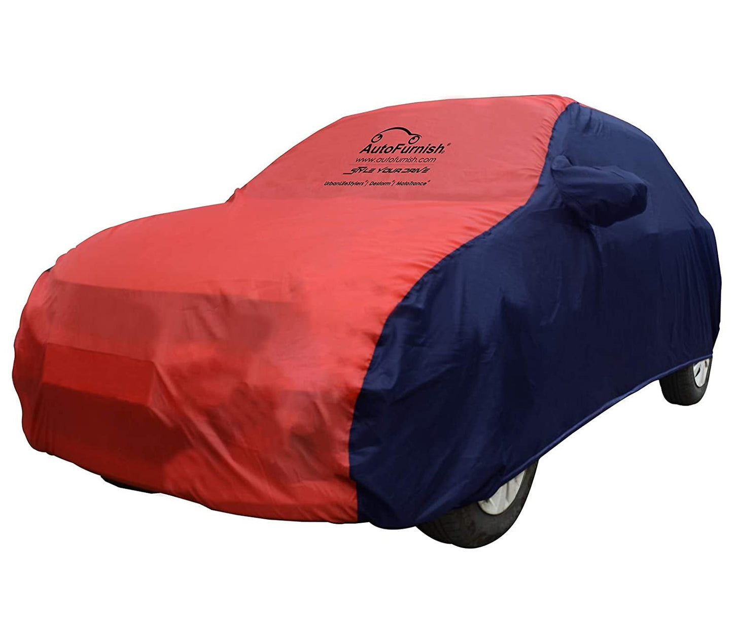 Skoda Kushaq (2021) Car Body Cover, Triple Stitched, Heat & Water Resistant with Side Mirror Pockets (SPORTY Series) - Autofurnish