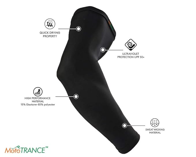 Mototrance Arm Sleeves Compression Sleeves for Arm and Elbow - Autofurnish