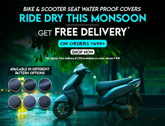 Bike seat cover waterproof durable protection stylish design