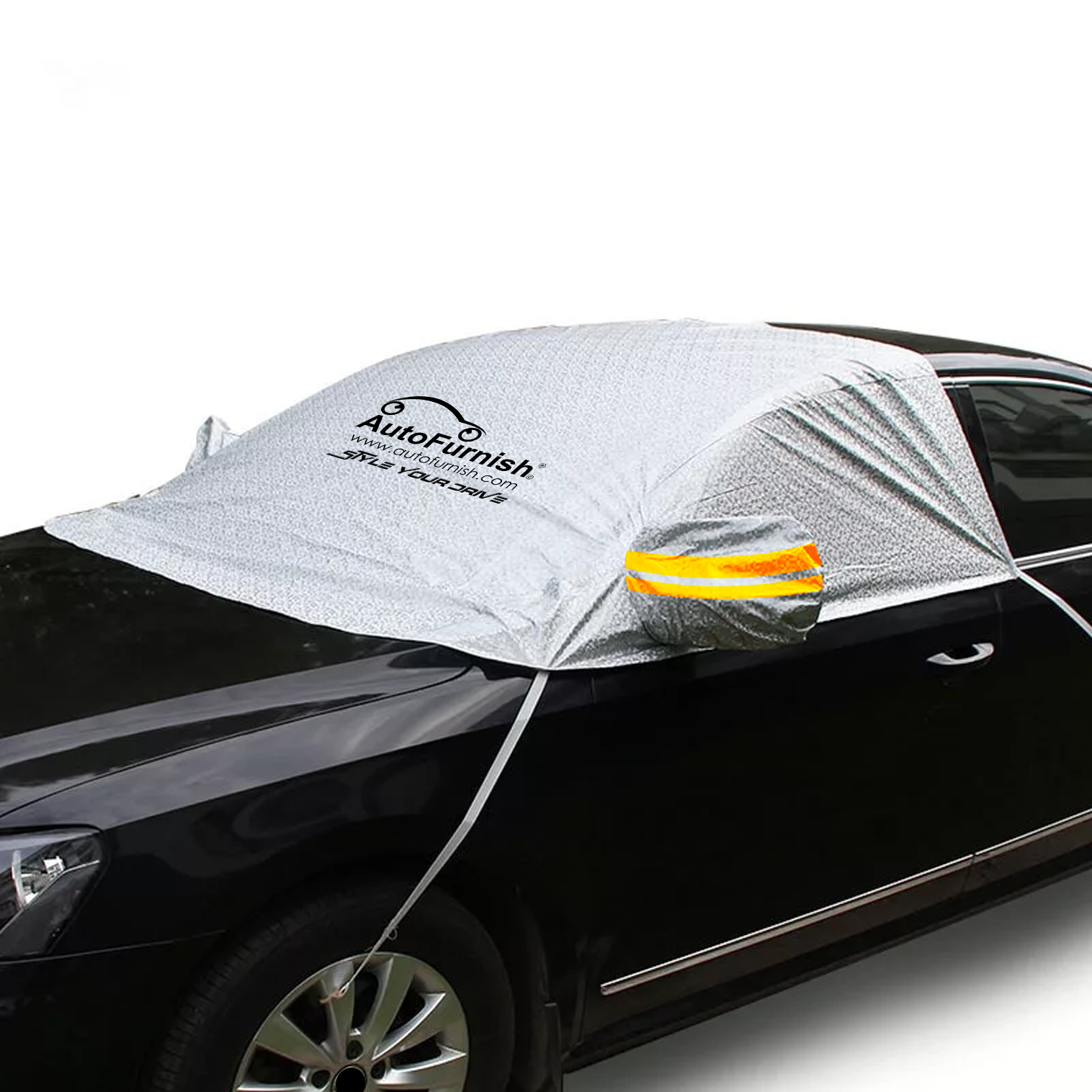 Car Half Car Cover Sunshade, Windshield Hood Front Window All-Season