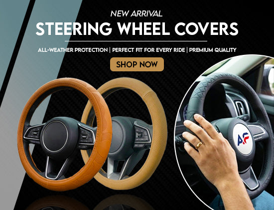 steering wheel cover banner