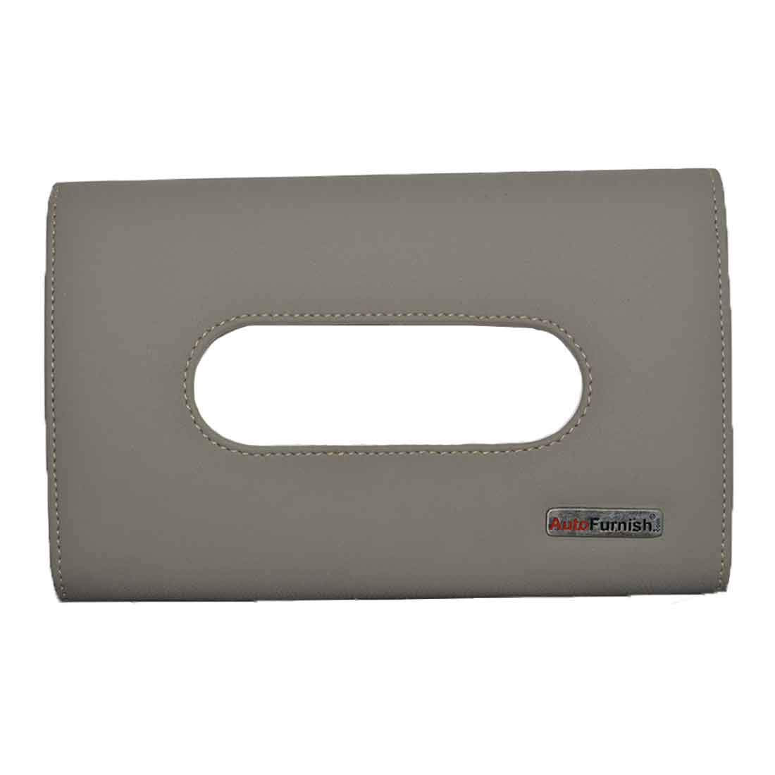 PREMIUM Sun Visor Tissue Box Holder | Water Resistant PU Leather with Straps and 50 Free Tissues (Set of 2) - Autofurnish