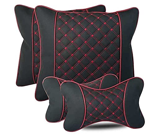 Buy Combo of 7D Premium Car Pillow Neck Rest (Hecta-6840) Back
