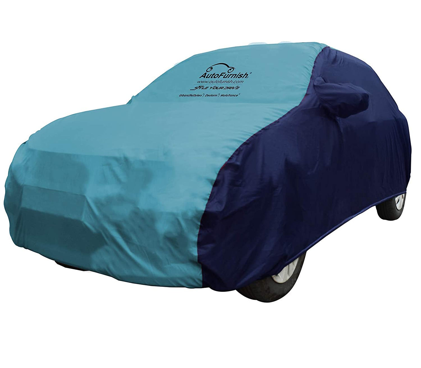 Hyundai Venue 2019 Car Body Cover, Triple Stitched, Heat & Water Resistant with Side Mirror Pockets (SPORTY Series) - Autofurnish