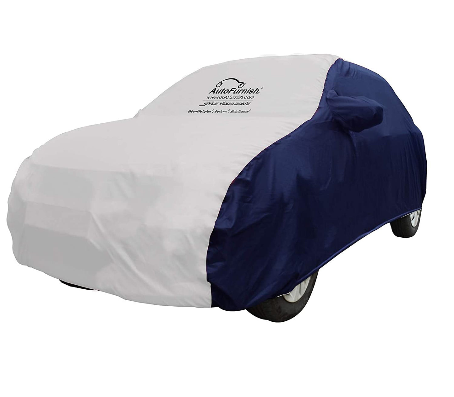 Audi A7 Car Body Cover, Triple Stitched, Heat & Water Resistant with Side Mirror Pockets (SPORTY Series) - Autofurnish