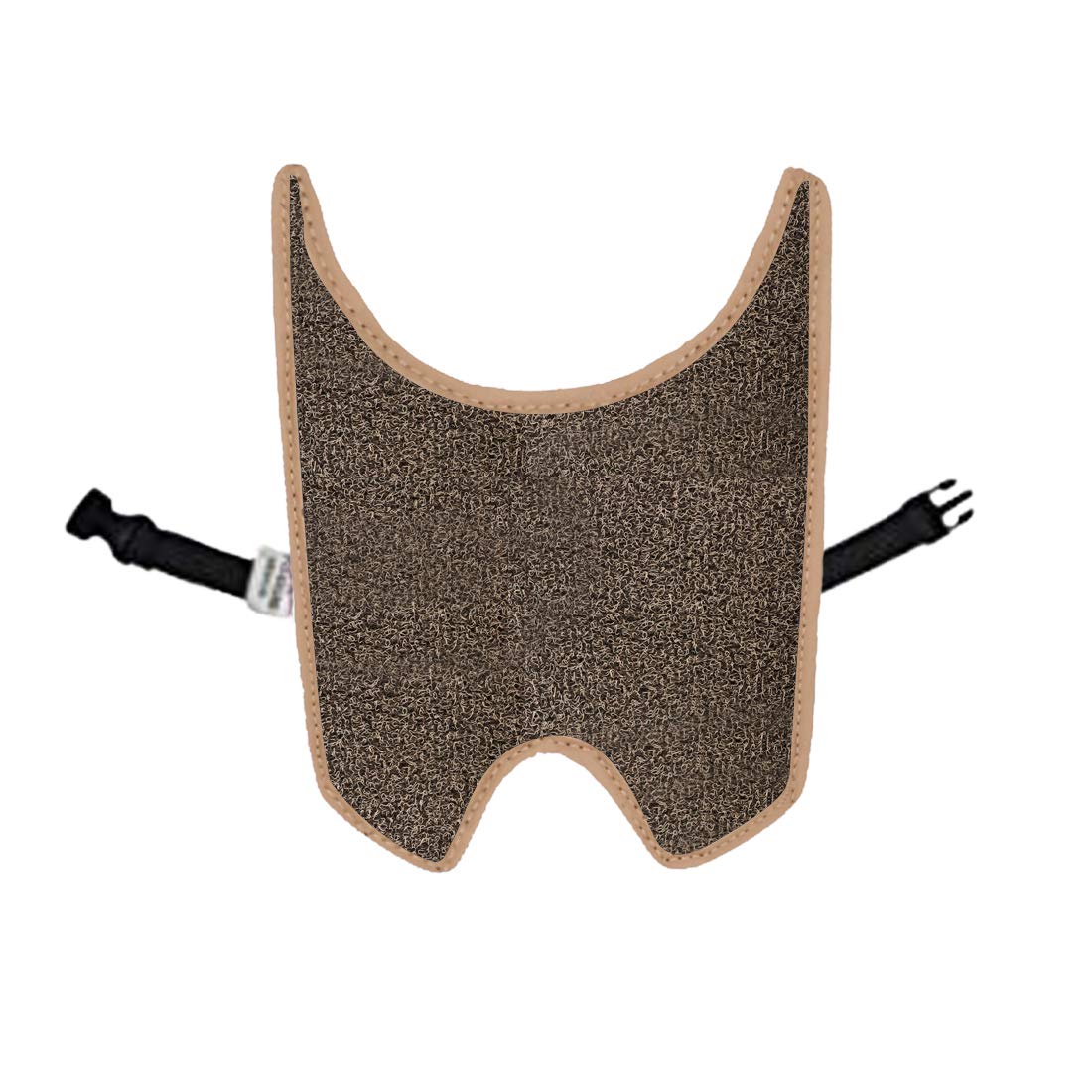 Mototrance CURLY GRASS Scooty Footmat For Yamaha Ray Z - High-grade PVC All-Weather Mat with Buckle Belt (12mm) - Autofurnish