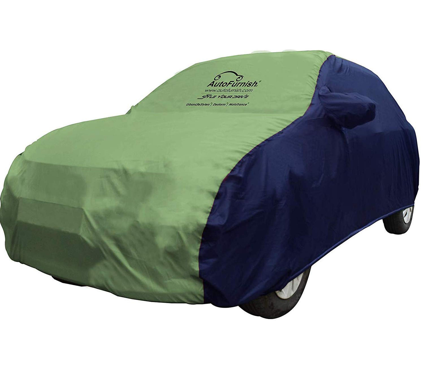 Skoda Slavia (2022) Car Body Cover, Triple Stitched, Heat & Water Resistant with Side Mirror Pockets (SPORTY Series) - Autofurnish