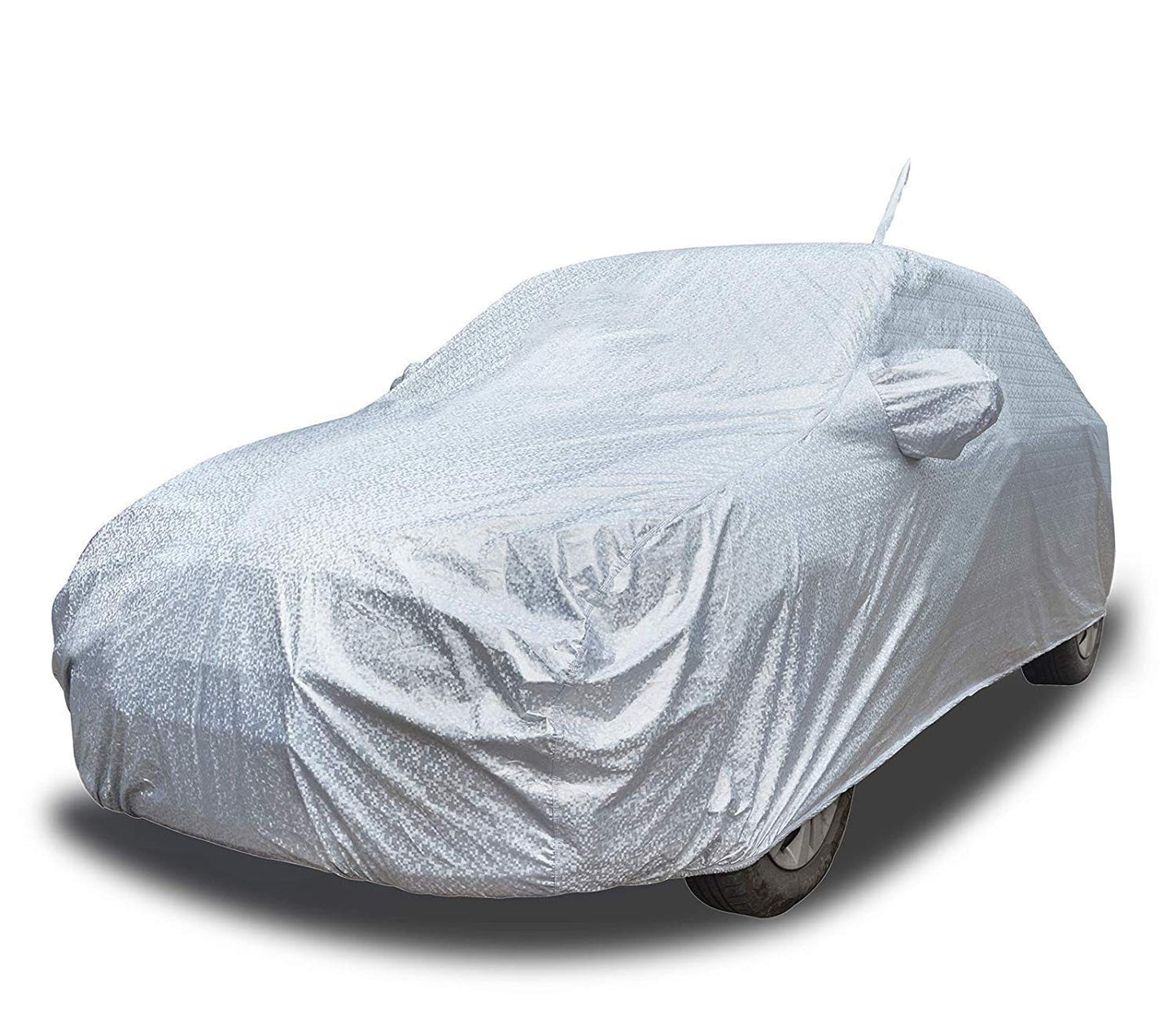 Audi A4-2017-20- Waterproof Car Cover, All Weather Resistant, Triple Stitched with Soft Cotton Lining, Side Mirror & Antenna Pocket (AERO Silver) - Autofurnish