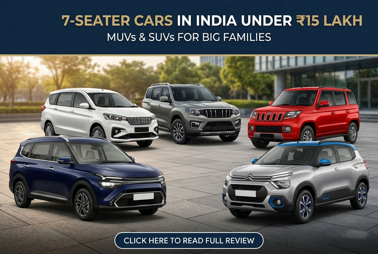 Top 5 7-seater Cars in India (2026)