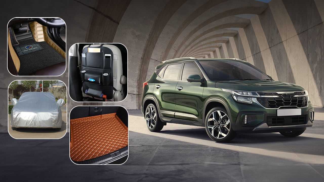 Add a personalized statement to Kia Seltos with premium car accessories - Autofurnish