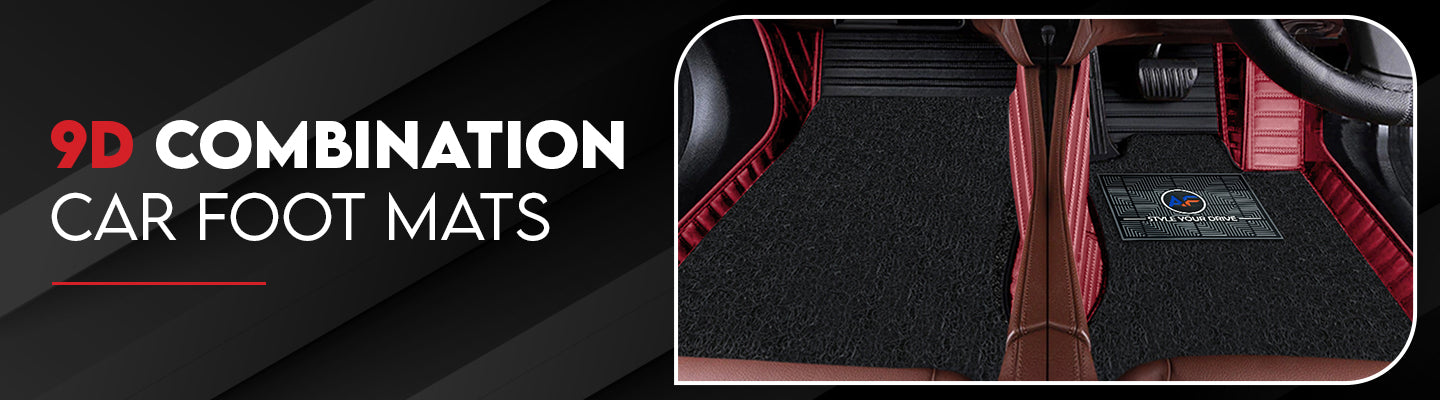 9D Combination Car Foot Mats