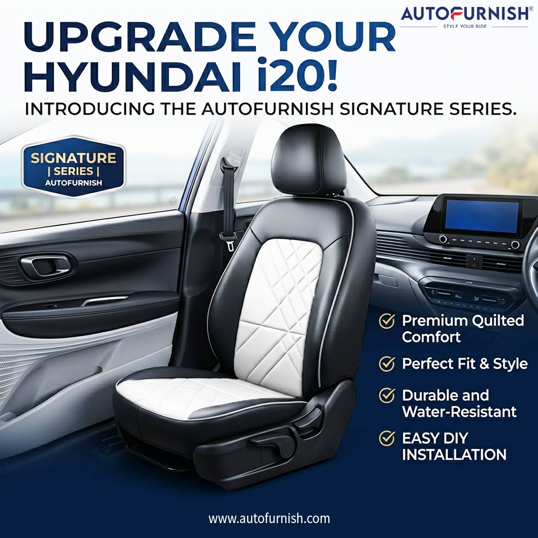 Autofurnish Signature Series Car Seat Cover for Hyundai i20 2023-25