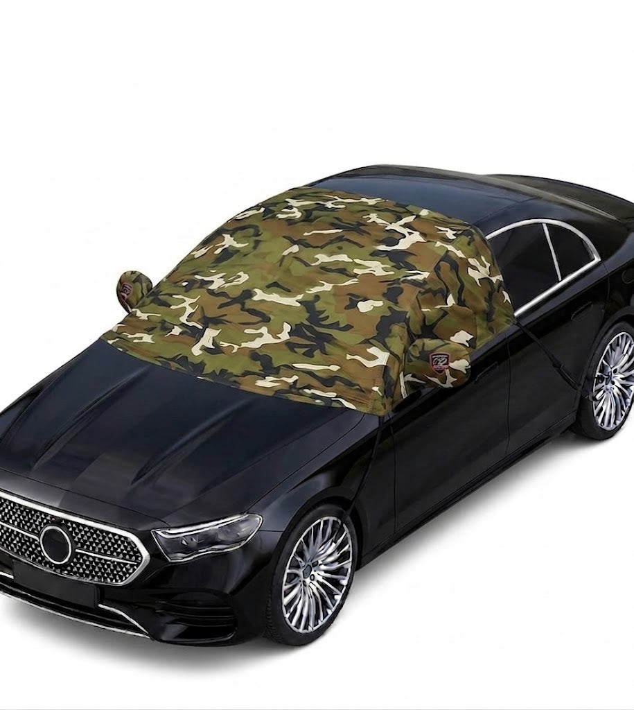 Autofurnish Aero Car Windshield Cover Frost Dust Shield Car Window Protector Waterproof Heat Resistant Universal Size