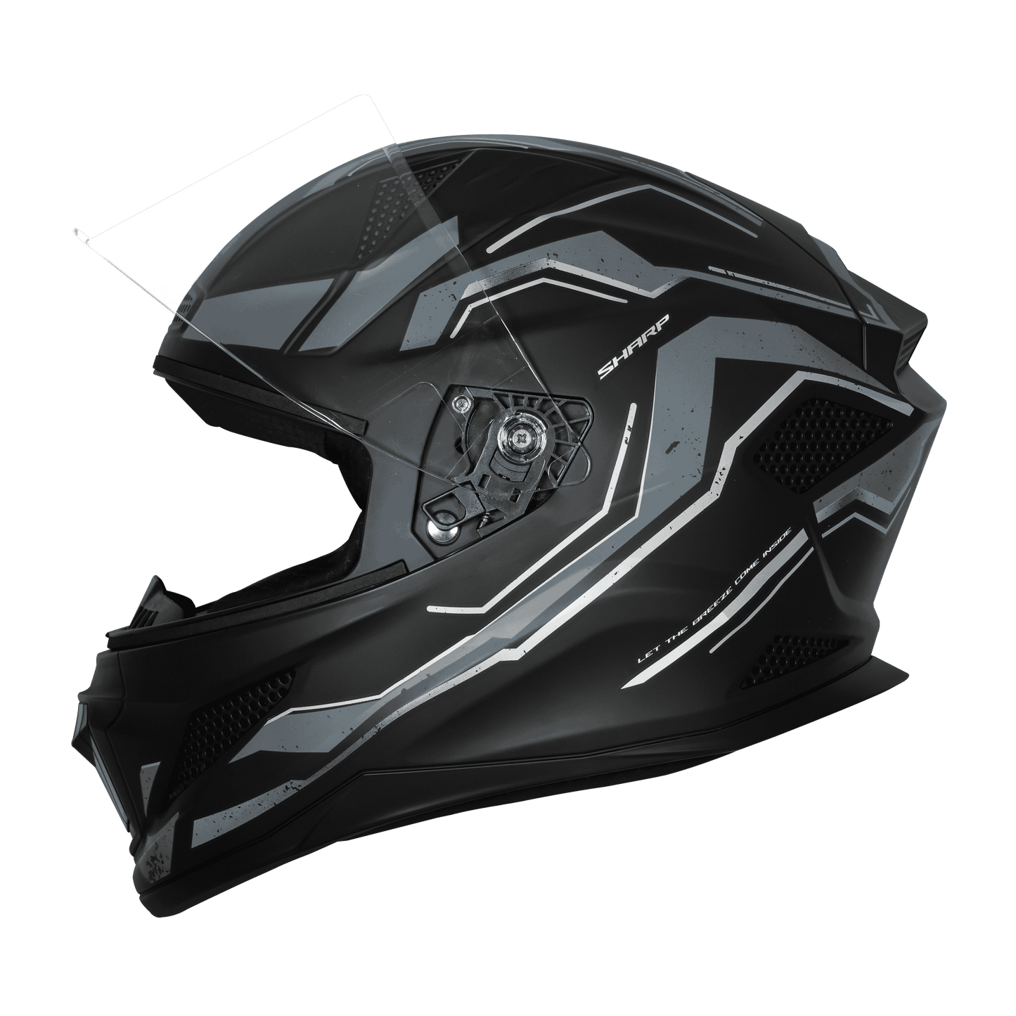Steelbird SBH-25 SV Full Face Helmet | Sharp Spirit Graphic | Glossy Finish