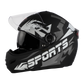 Steelbird SBH-34 ISS Full Face Helmet | ISI Certified | Sports Design |Clear Visor