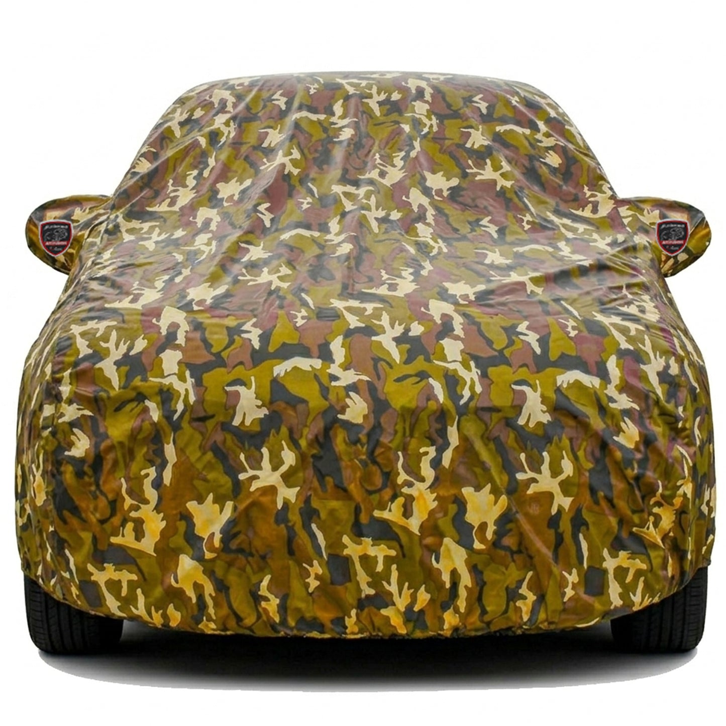 Fiat Linea Classic Autofurnish Aero Jungle Waterproof Heat Resistant Mirror Pocket Car Body Cover - Jungle Green