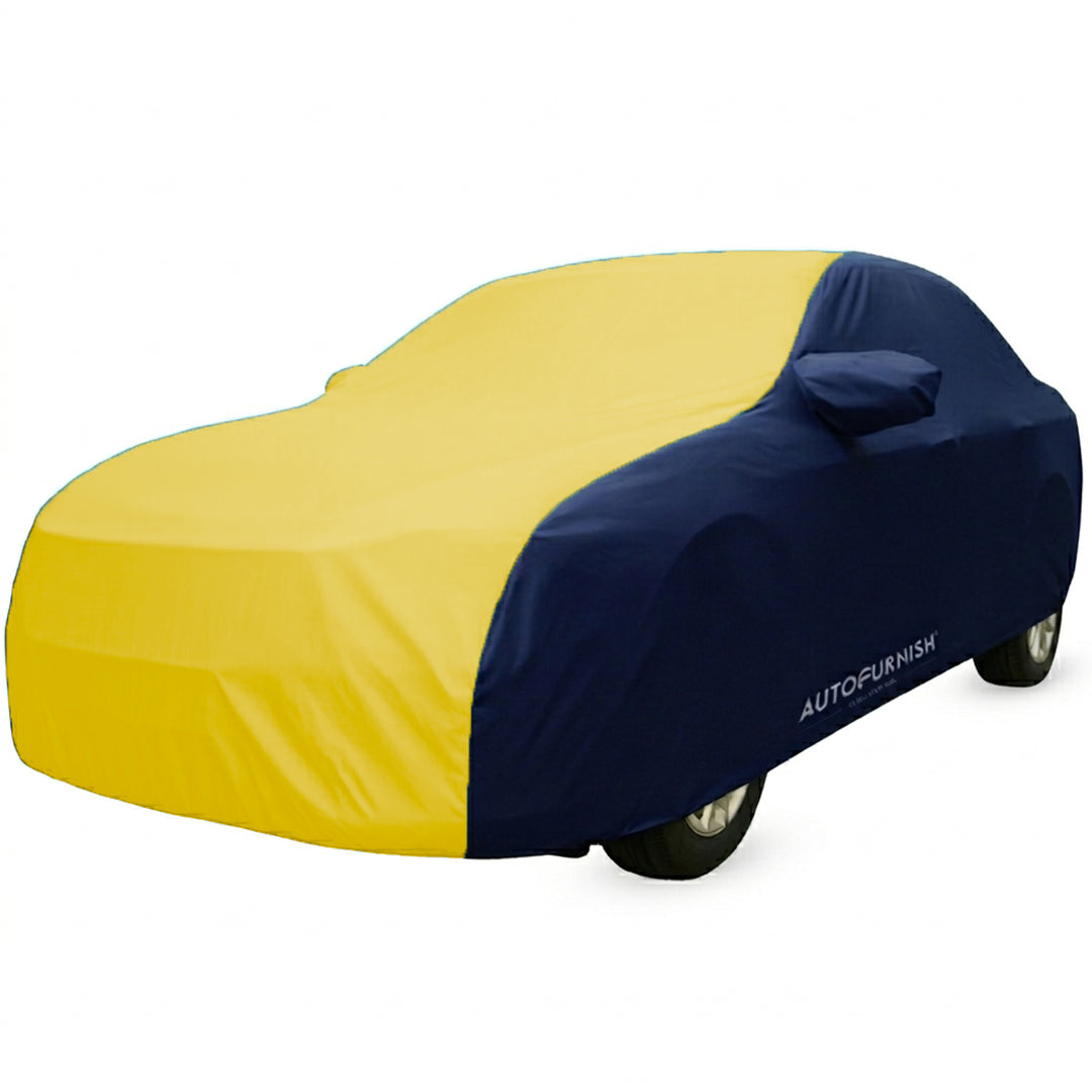 Ford Figo Aspire Car Body Cover, Triple Stitched, Heat & Water Resistant with Side Mirror Pockets (SPORTY Series)