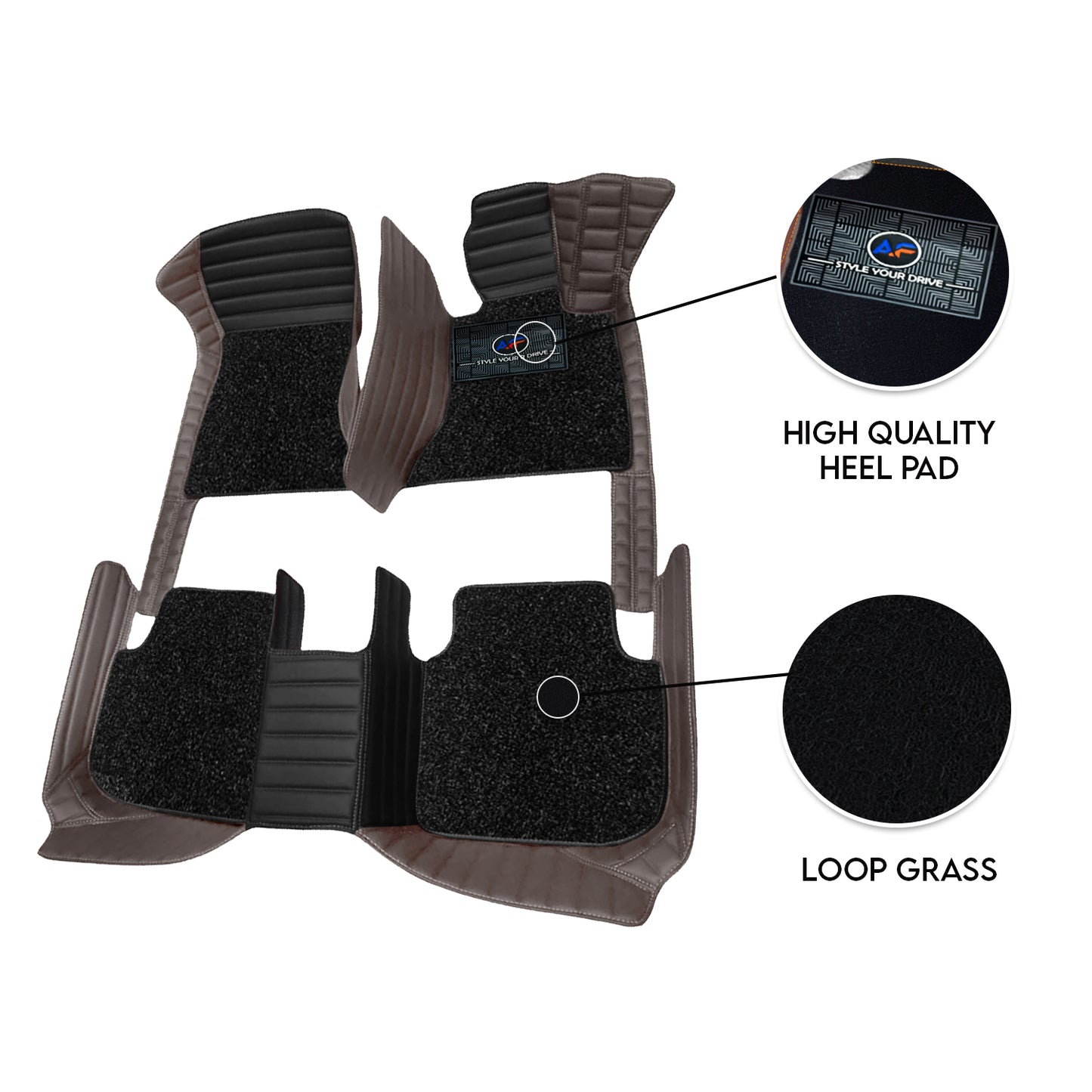 Autofurnish 9D Combination Custom Fitted Car Mats For Mahindra Bolero Camper 2020-24