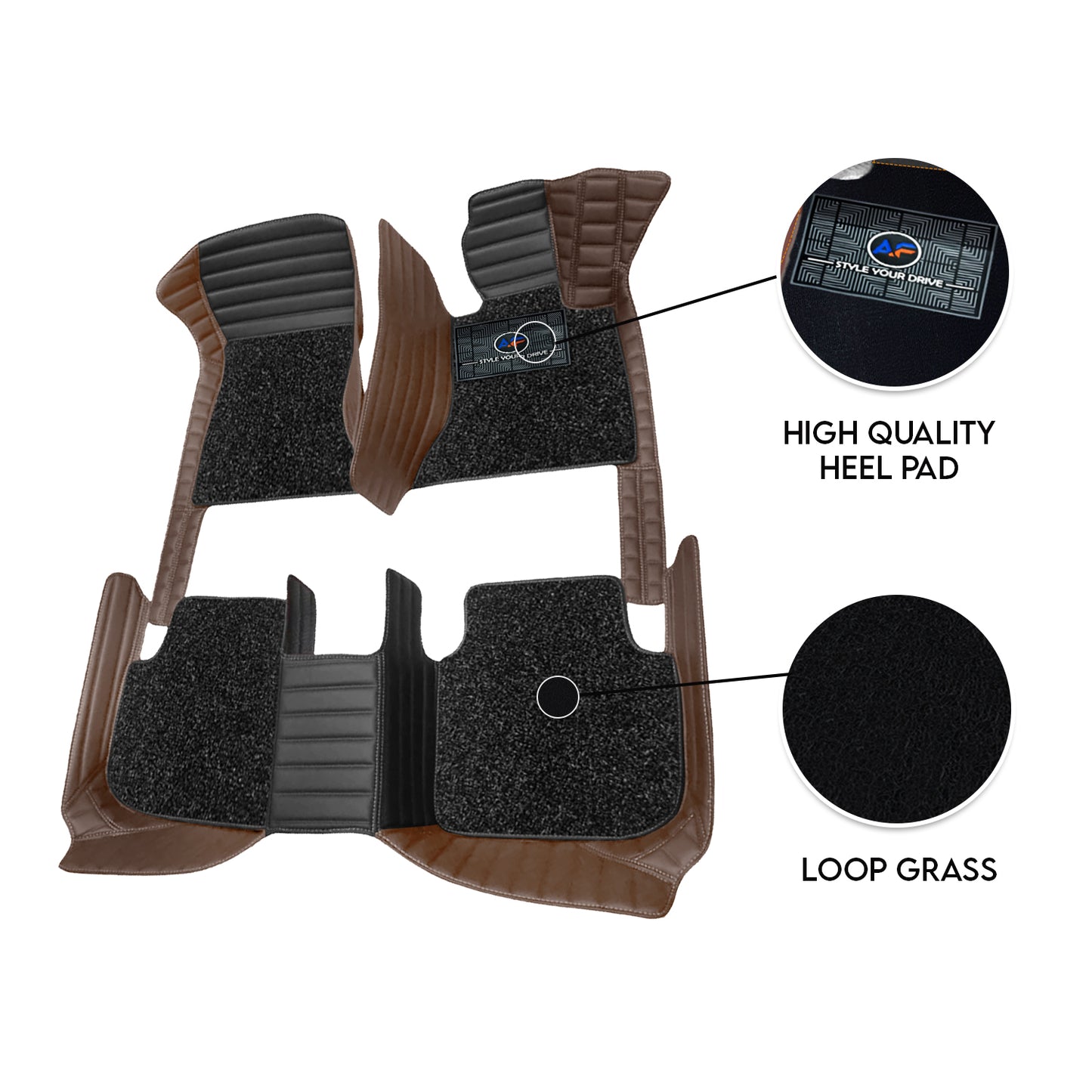 Autofurnish 9D Combination Custom Fitted Car Mats For Mahindra Bolero Camper 2020-24