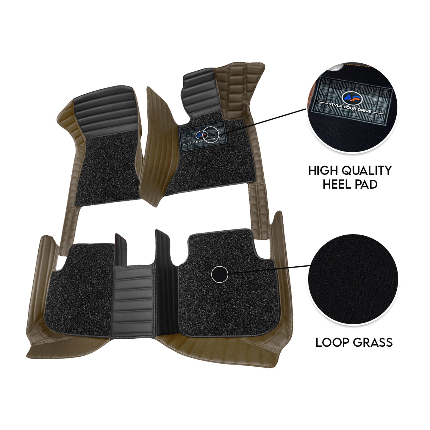 Autofurnish 9D Combination Custom Fitted Car Mats For Mahindra Bolero Camper 2020-24