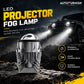 Destorm Car Projector Fog Light 2.0 Inchs Crystal Lense MK - Tri Color