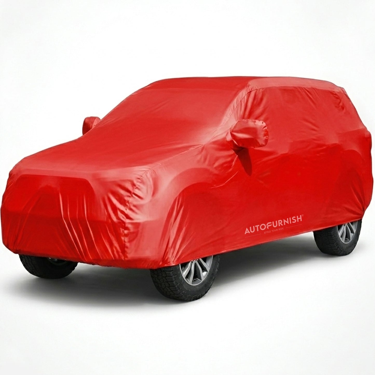 Autofurnish Parker Red Car Body Cover For Ford Endeavour 2019 - Parker Red