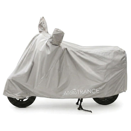 MotoTrance Bike Body Cover For Suzuki Access 125 - Interlock-Stitched Water and Heat Resistant with Mirror Pockets