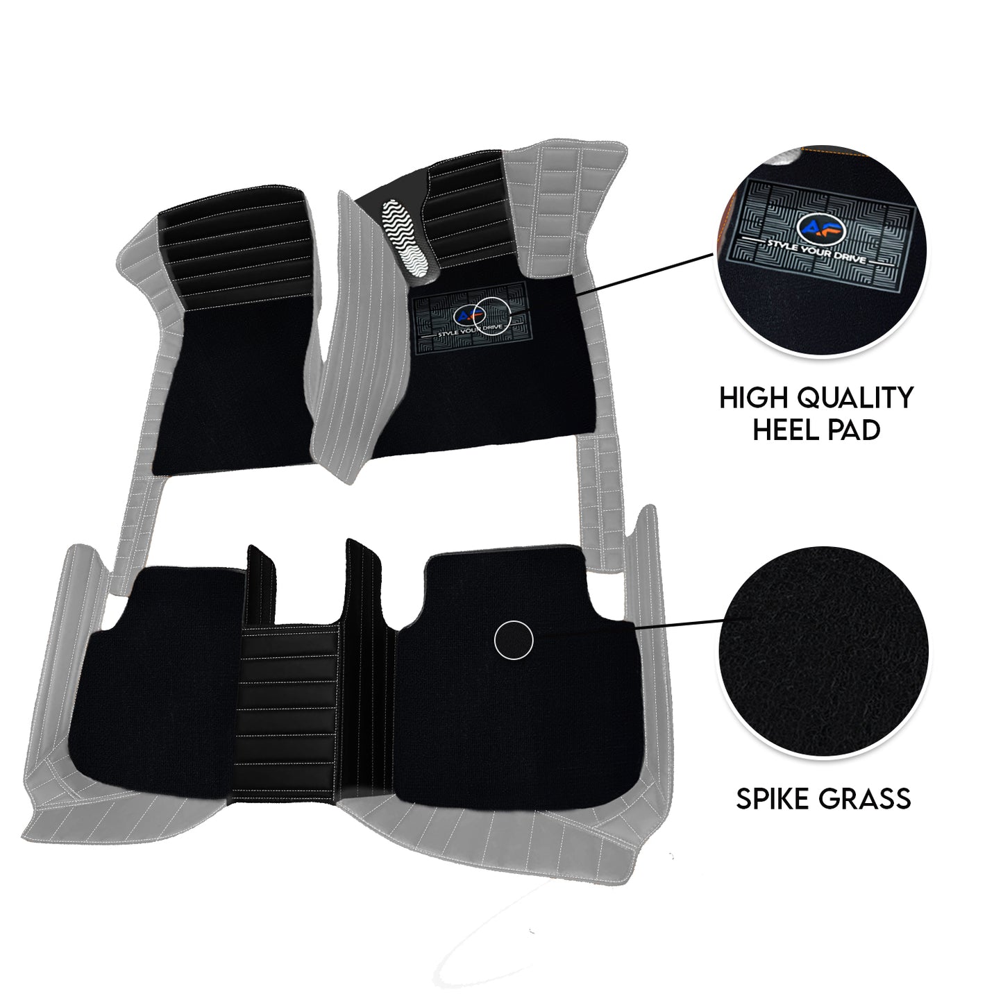 Autofurnish 9D Custom Fitted Car Mats For Hyundai Creta