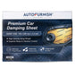 Autofurnish (Set of 10) Car Damping Sheet 720"X500" with 2.2mm Thickness |Sound & Heat PROOFING Car Sound Deadening Material Sound Insulation Premium Sound & Heat Insulation Mat Design(Gold)