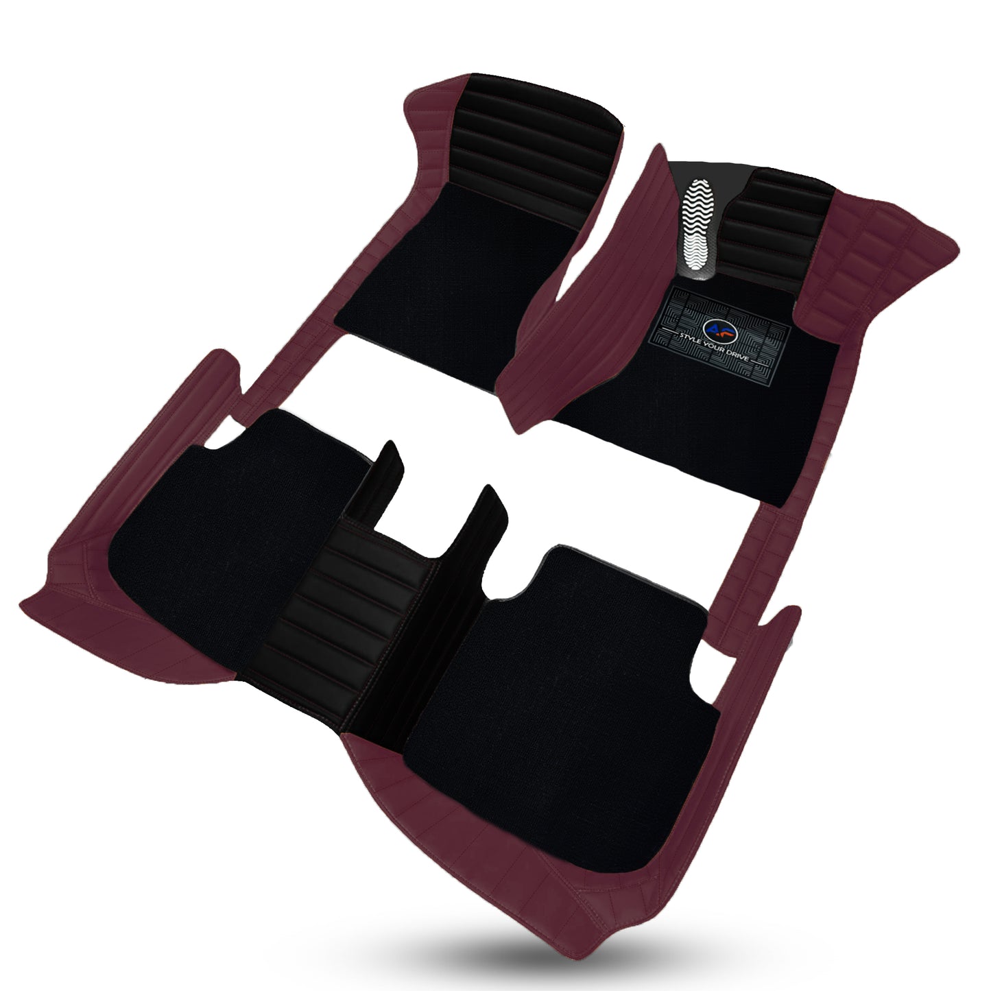 Hyundai Venue Facelift Auto 2025 Autofurnish 9D Exclusive Combination Custom Fitted Car Mats For Hyundai Venue Facelift Auto 2025