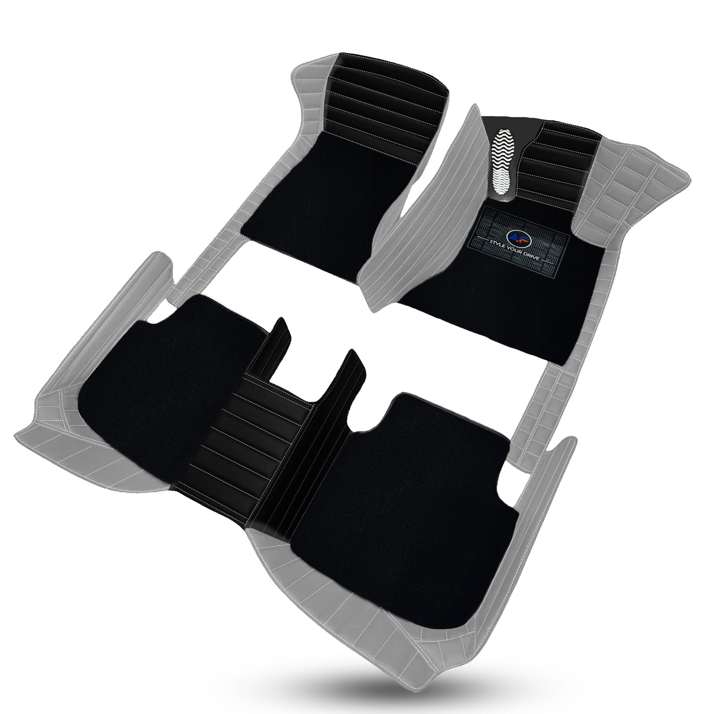 Hyundai Venue Facelift Auto 2025 Autofurnish 9D Exclusive Combination Custom Fitted Car Mats For Hyundai Venue Facelift Auto 2025