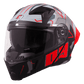 Steelbird SBA-20 ISS Open Face Helmet | ISI Certified | 09 Design | Black-Red