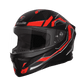 Steelbird SBH-25 SV Full Face Helmet | Sharp Spirit Design | Glossy Black & Red