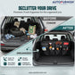 AutoFurnish Car Trunk/Boot/Dicky Organizer | All Cars Universal | Collapsible Mesh Net | Multi-Pocket Storage for Tools/Bottles/Clothes/Toys/Documents | For SUV/MUV/Hatchback | Adjustable Buckle | Car Accessories Interior