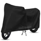 Mototrance Arid Black 100% Waterpoof Heat Resistant With Mirror Pocket Bike Body Cover For  All Bikes above Royal Enfield Size (upto 235cm length - without extra fitting) - Extra Extra Large Size (XXL)