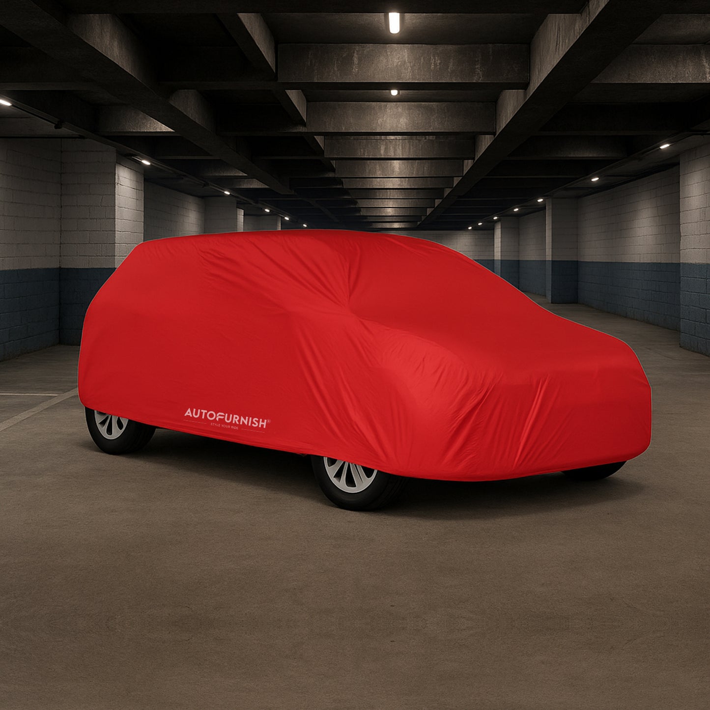 Autofurnish Parker Red Car Body Cover For Hyundai Creta 2015-2019 - Parker Red