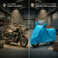 MotoTrance Aqua Bike Body Cover For Suzuki Access 125 - Interlock-Stitched Water and Heat Resistant with Mirror Pockets